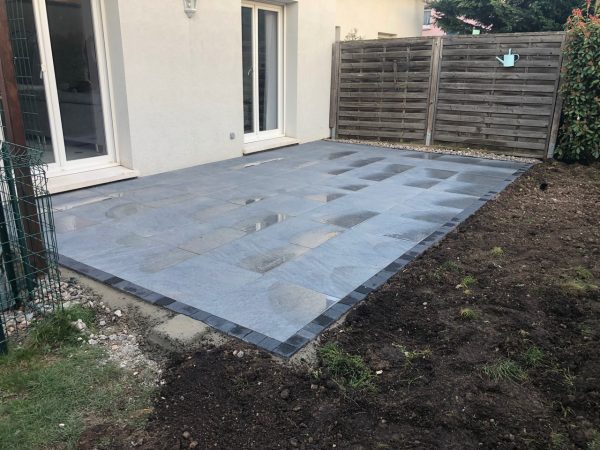 Pose de dallages &agrave; Montb&eacute;liard et dans le Haut-Rhin Rixheim 3