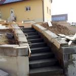 Pose de bloc marches en Alsace Illzach 1