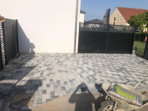 Pose de pavés près de Belfort et dans le Haut-Rhin Rixheim 3