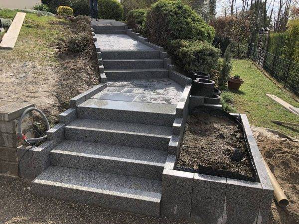 Construction d’escaliers avec blocs marches dans le Haut-Rhin Mulhouse 2