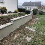 Construction d’un mur en agglo coffrant à Pulversheim Cernay 1