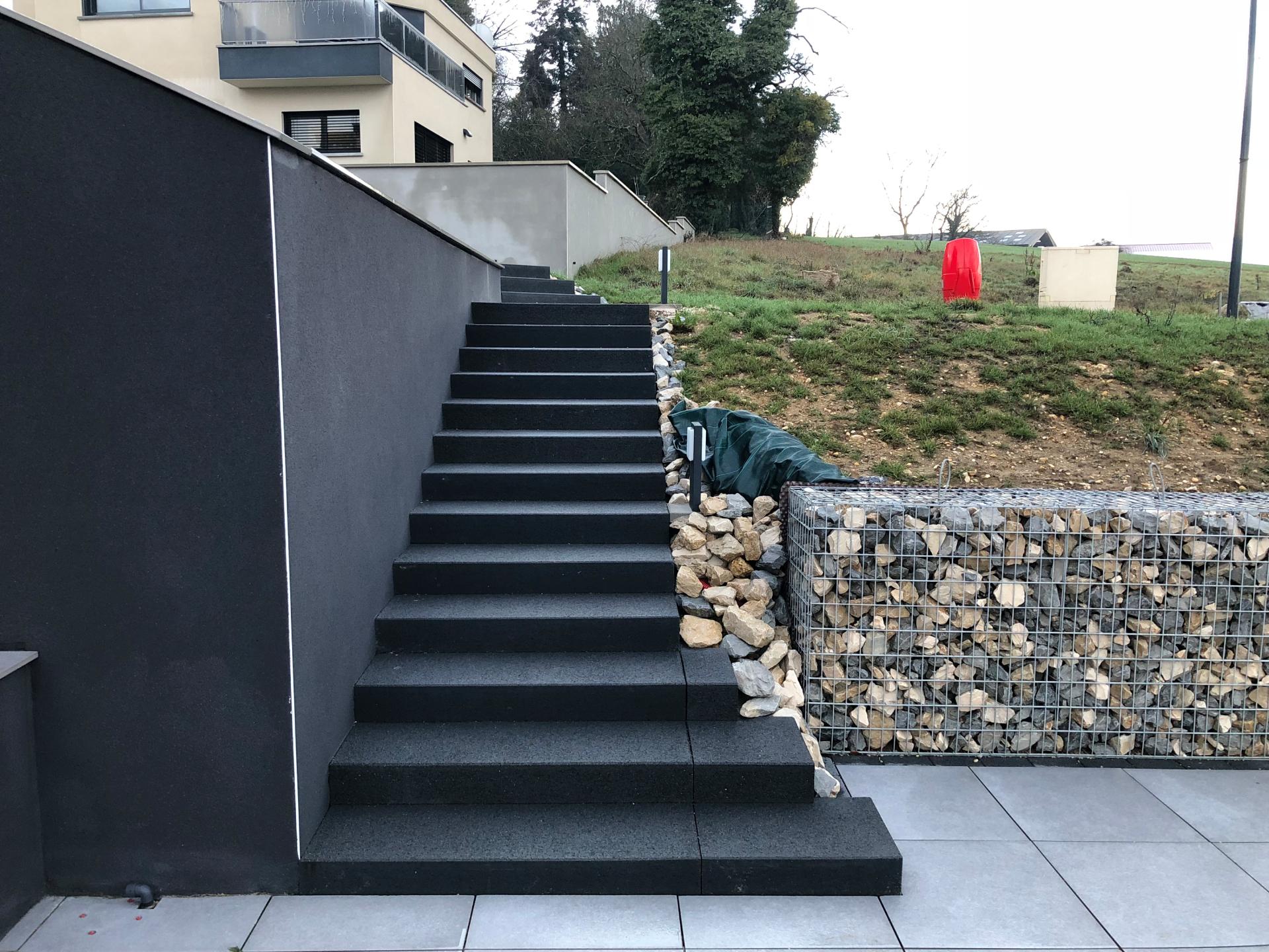 MACONNERIE ESCALIER AS PAVAGE | AS Pavages Travaux de maçonnerie paysagère : découvrez notre large gamme de prestations Kingersheim